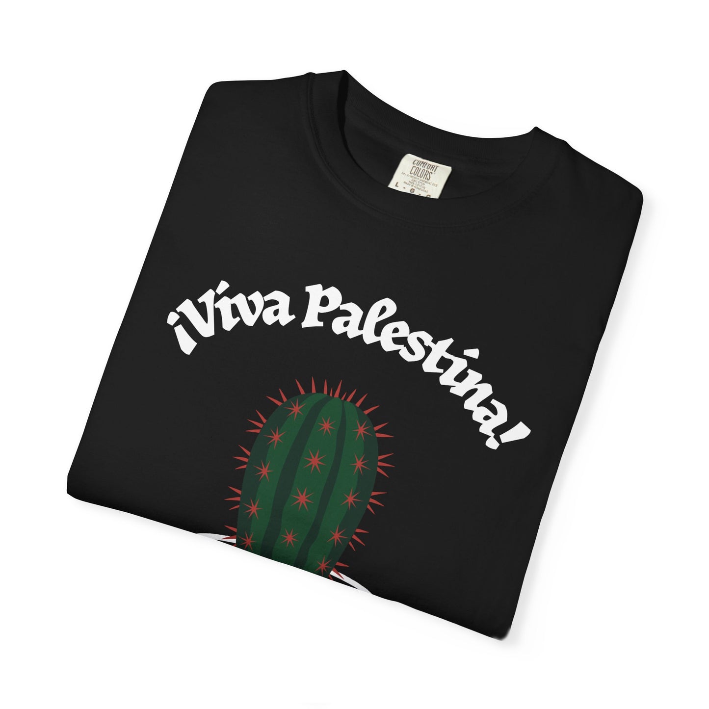 Viva Palestina Keffiyeh Planter + Cactus Unisex T-Shirt